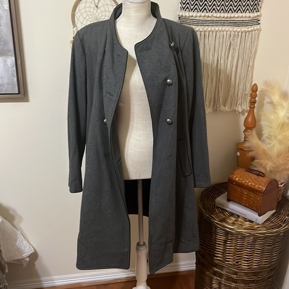 Vintage Mossimo Grey Wool Blend Jacket/ XXL / Pockets / Button Closure - Picture 1 of 9
